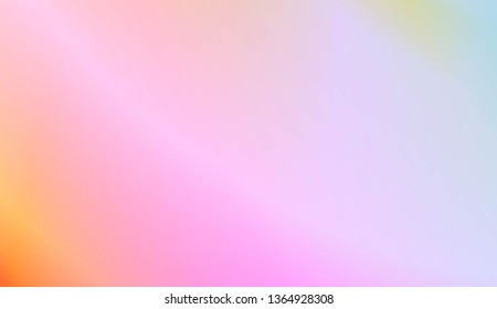 Hologram Gradient Background. For Brochure, Banner, Wallpaper, Mobile Screen. Vector Illustration.