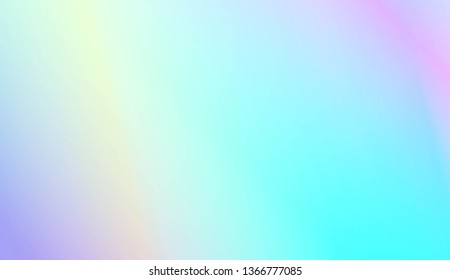 Hologram Gradient Background. For Brochure, Banner, Wallpaper, Mobile Screen. Vector Illustration.