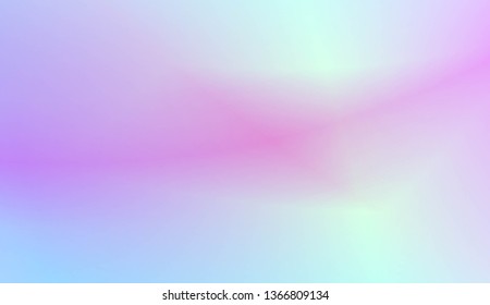 Hologram Gradient Background. For Brochure, Banner, Wallpaper, Mobile Screen. Vector Illustration.
