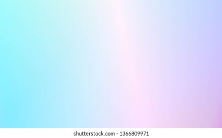 Hologram Gradient Background. For Brochure, Banner, Wallpaper, Mobile Screen. Vector Illustration.