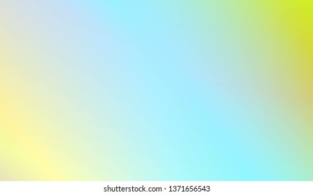 Hologram Gradient Background. For Brochure, Banner, Wallpaper, Mobile Screen. Vector Illustration.