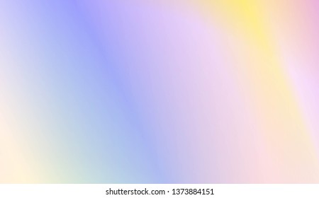 Hologram Gradient Background. For Brochure, Banner, Wallpaper, Mobile Screen. Vector Illustration.