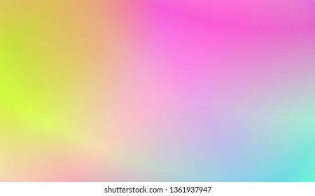 Hologram Gradient Background. For Cover Page, Poster, Banner Of Websites. Vector Illustration