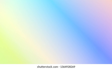 Hologram Gradient Background. For Cover Page, Poster, Banner Of Websites. Vector Illustration