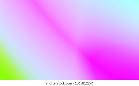 Hologram Gradient Background. For Cover Page, Poster, Banner Of Websites. Vector Illustration
