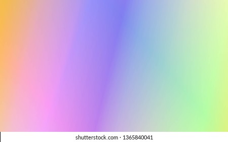 Hologram Gradient Background. For Cover Page, Poster, Banner Of Websites. Vector Illustration