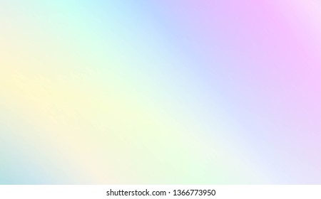 Hologram Gradient Background. For Cover Page, Poster, Banner Of Websites. Vector Illustration