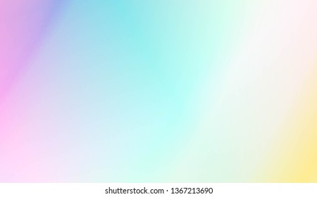 Hologram Gradient Background. For Cover Page, Poster, Banner Of Websites. Vector Illustration