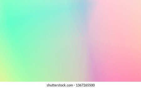 Hologram Gradient Background. For Cover Page, Poster, Banner Of Websites. Vector Illustration