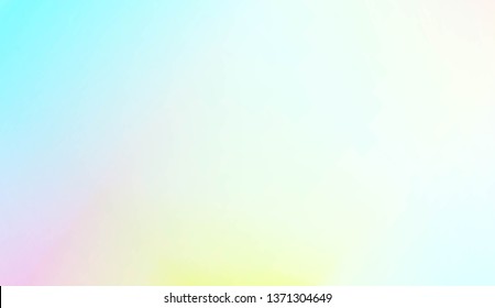 Hologram Gradient Background. For Cover Page, Poster, Banner Of Websites. Vector Illustration