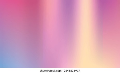 Plano de Fundo do Gradiente do Holograma. Folha de metal holográfica iridiscente. Textura de brilho de papel Holo. Resumo Rainbow Pearlscent Design. Azul, Rosa, Verde, Branco, Cores Roxas.Banner holográfico bg Futuro Aura