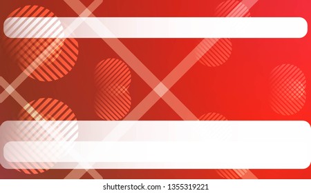 Hologram Gradient Background with Line, Circle. For Your Design Wallpapers Presentation. Vector Illustration