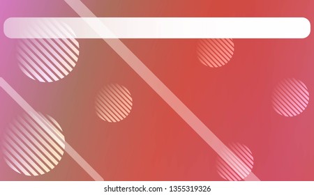 Hologram Gradient Background with Line, Circle. For Your Design Wallpapers Presentation. Vector Illustration