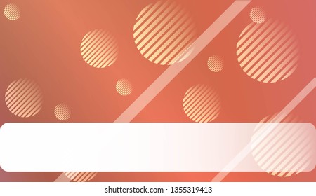 Hologram Gradient Background with Line, Circle. For Your Design Wallpapers Presentation. Vector Illustration