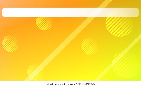 Hologram Gradient Background with Line, Circle. For Your Graphic Design, Banner. Vector Illustration
