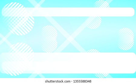 Hologram Gradient Background with Line, Circle. For Your Graphic Design, Banner. Vector Illustration