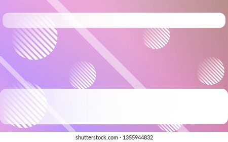 Hologram Gradient Background with Line, Circle. For Your Design Wallpapers Presentation. Vector Illustration
