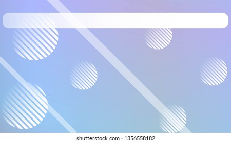 Hologram Gradient Background with Line, Circle. For Your Graphic Invitation Card, Poster, Brochure. Vector Illustration