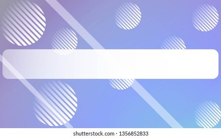 Hologram Gradient Background with Line, Circle. For Your Graphic Invitation Card, Poster, Brochure. Vector Illustration