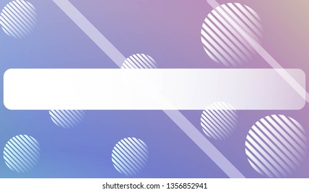 Hologram Gradient Background with Line, Circle. For Your Design Wallpapers Presentation. Vector Illustration