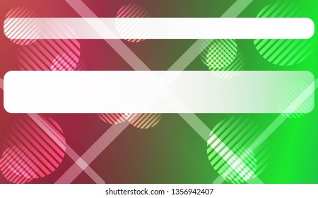Hologram Gradient Background with Line, Circle. For Your Design Wallpapers Presentation. Vector Illustration