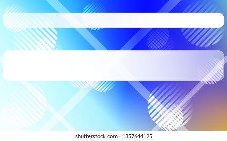 Hologram Gradient Background with Line, Circle. For Your Graphic Design, Banner. Vector Illustration