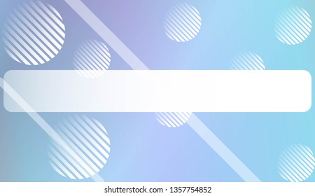 Hologram Gradient Background with Line, Circle. For Your Design Wallpapers Presentation. Vector Illustration