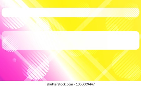 Hologram Gradient Background with Line, Circle. For Your Graphic Design, Banner. Vector Illustration