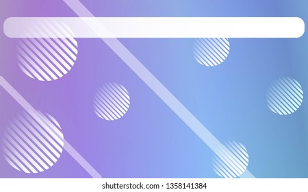 Hologram Gradient Background with Line, Circle. For Your Graphic Invitation Card, Poster, Brochure. Vector Illustration