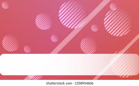 Hologram Gradient Background with Line, Circle. For Your Design Wallpapers Presentation. Vector Illustration