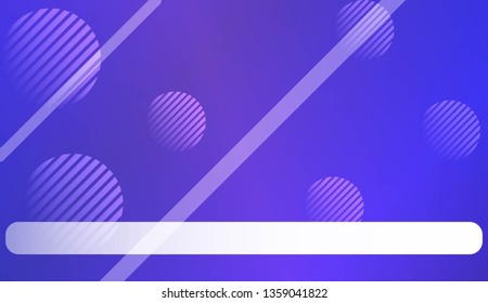 Hologram Gradient Background with Line, Circle. For Your Design Wallpapers Presentation. Vector Illustration