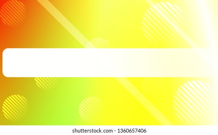 Hologram Gradient Background with Line, Circle. For Your Graphic Design, Banner. Vector Illustration