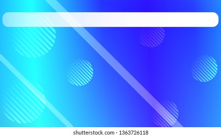 Hologram Gradient Background with Line, Circle. For Your Graphic Design, Banner. Vector Illustration