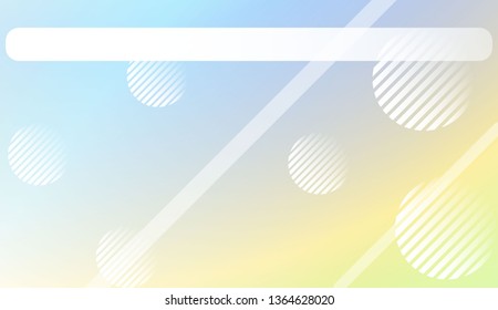 Hologram Gradient Background with Line, Circle. For Your Design Wallpapers Presentation. Vector Illustration