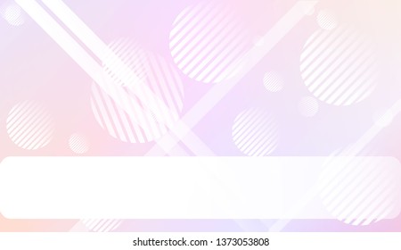 Hologram Gradient Background with Line, Circle. For Your Design Wallpapers Presentation. Vector Illustration
