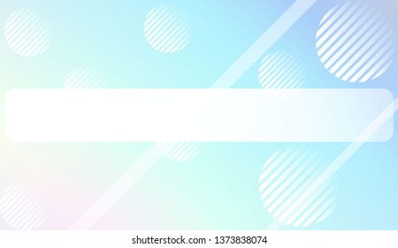 Hologram Gradient Background with Line, Circle. For Your Design Wallpapers Presentation. Vector Illustration