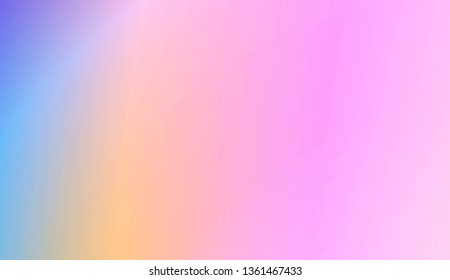 Hologram Gradient Background. For Template Cell Phone Backgrounds. Vector Illustration
