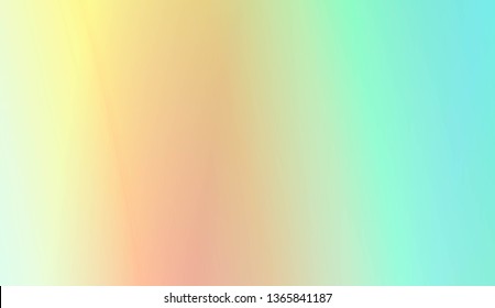 Hologram Gradient Background. For Template Cell Phone Backgrounds. Vector Illustration