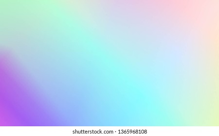 Hologram Gradient Background. For Template Cell Phone Backgrounds. Vector Illustration