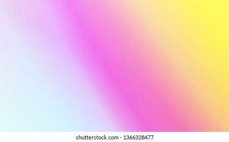 Hologram Gradient Background. For Template Cell Phone Backgrounds. Vector Illustration