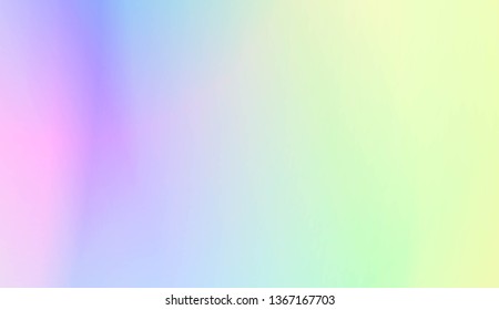 Hologram Gradient Background. For Template Cell Phone Backgrounds. Vector Illustration