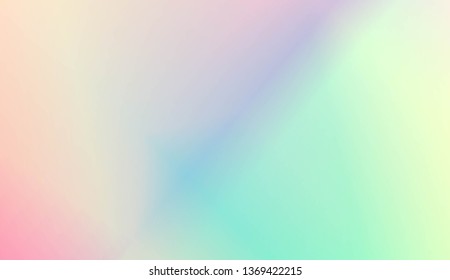 Hologram Gradient Background. For Template Cell Phone Backgrounds. Vector Illustration