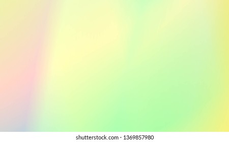 Hologram Gradient Background. For Template Cell Phone Backgrounds. Vector Illustration