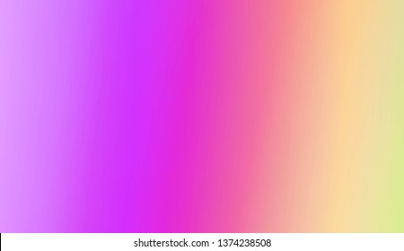 Hologram Gradient Background. For Template Cell Phone Backgrounds. Vector Illustration