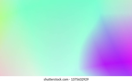 Hologram Gradient Background. For Template Cell Phone Backgrounds. Vector Illustration
