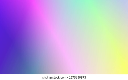 Hologram Gradient Background. For Your Design Wallpapers Presentation. Vector Illustration