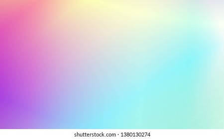 Hologram Gradient Background. For Your Design Wallpapers Presentation. Vector Illustration