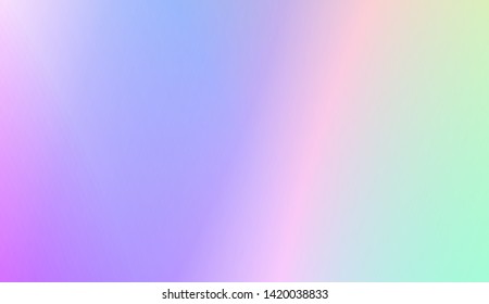 Hologram Gradient Background. For Your Design Wallpapers Presentation. Vector Illustration