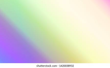 Hologram Gradient Background. For Your Design Wallpapers Presentation. Vector Illustration