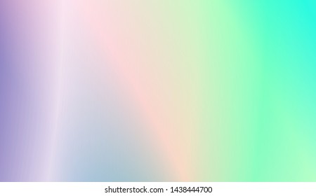 Hologram Gradient Background. For Your Design Wallpapers Presentation. Vector Illustration
